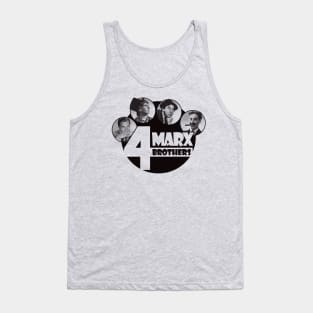 The 4 Marx Brothers at Paramount monotone version Tank Top